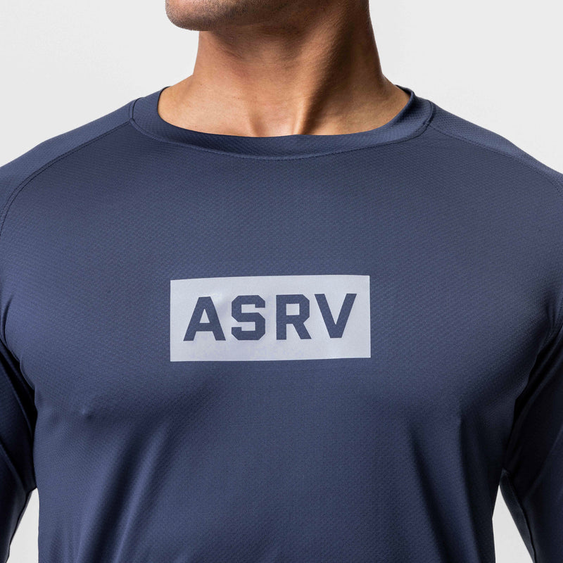 0659. Silver-Lite™ 2.0 Established Long Sleeve - Navy "Box Logo"