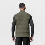 0720. Waterproof Insulated Run Vest  - Olive