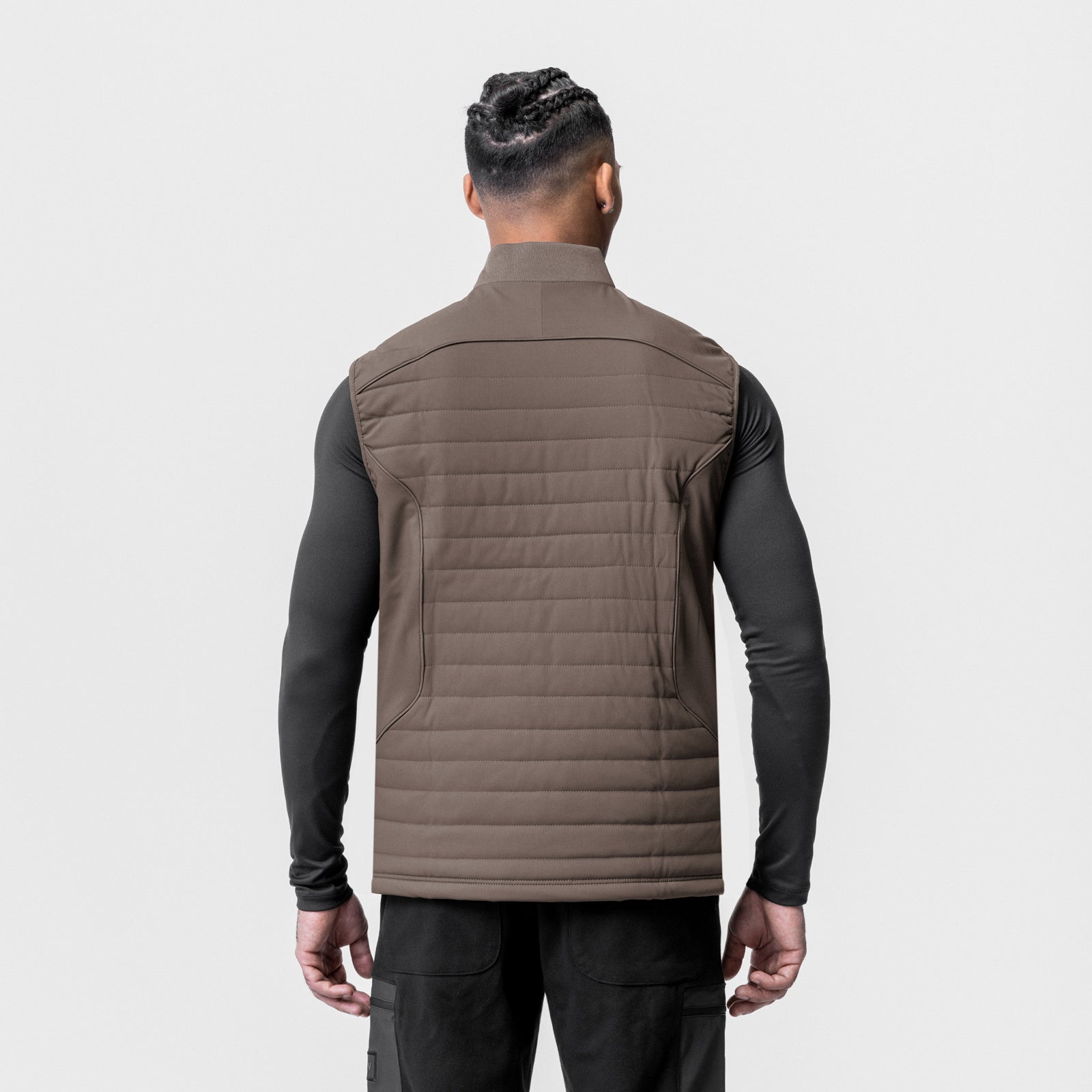 0720. Waterproof Insulated Run Vest - Deep Taupe – ASRV
