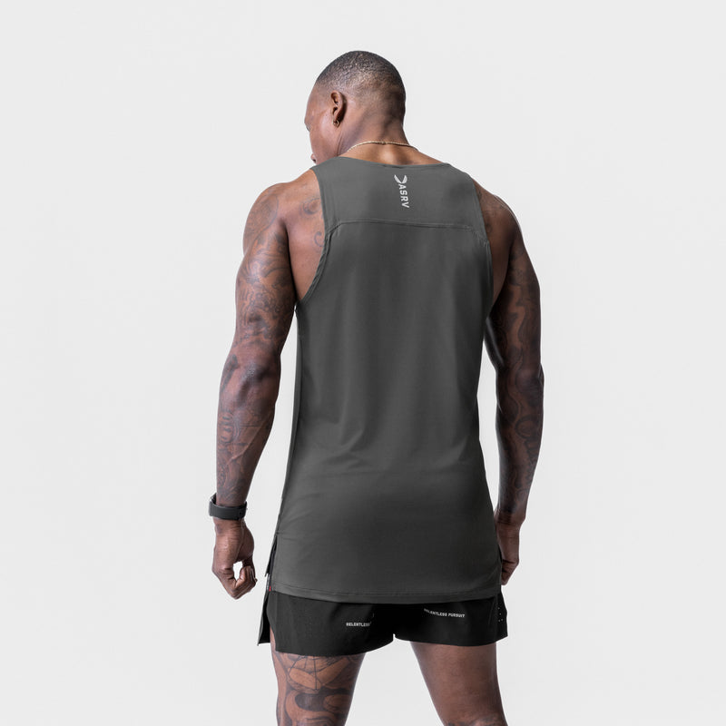 0728. Core Mesh Back Extended Tank - Space Grey