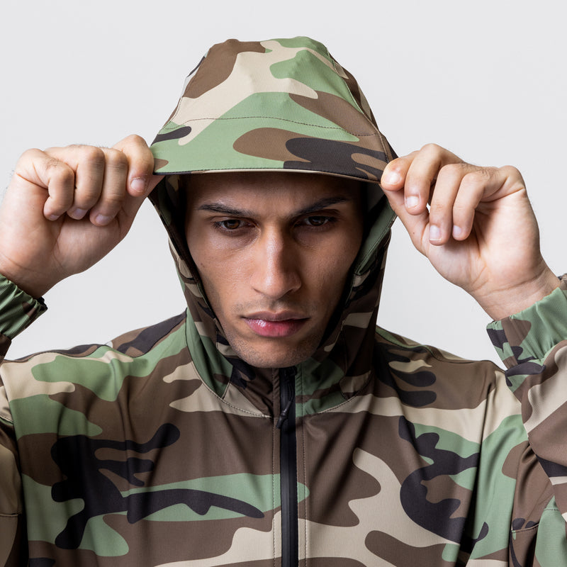 Camouflage Mens Military Anorak Jacket Weather-Ready Anorak Jacket