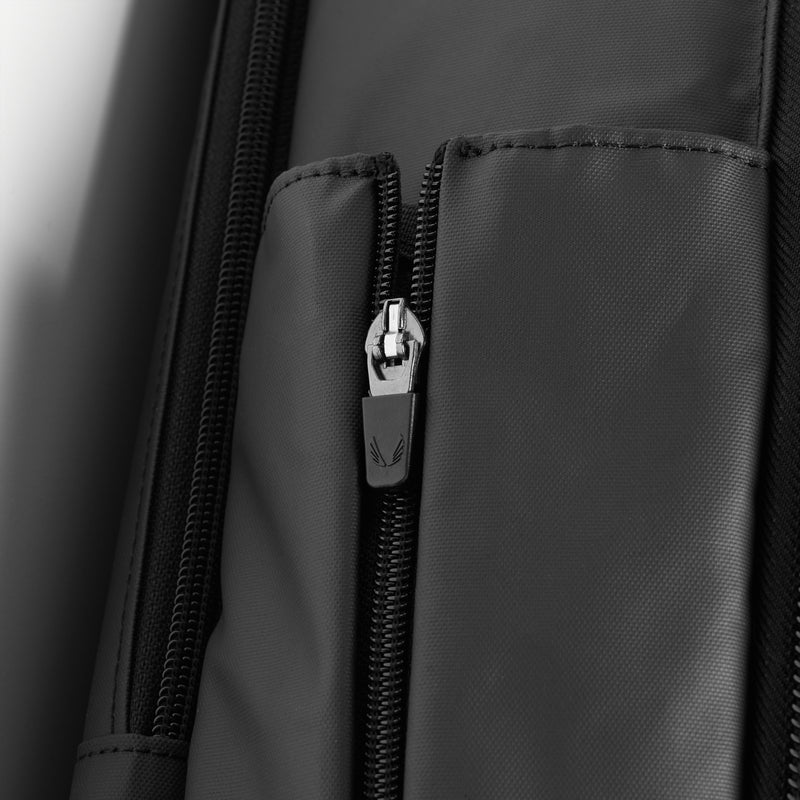 0580. Waterproof Large Travel Backpack - Black