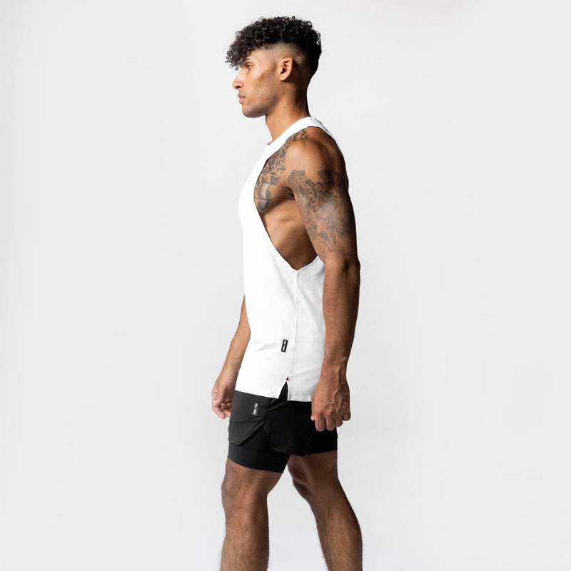 0664. Silver-Lite™ 2.0 Muscle Tank - White