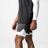 0662. Silver-Lite™ 2.0 5” Liner Short - Space Grey/White