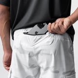 0437. TETRA-LITE™ Cargo High Rib Jogger - White Camo