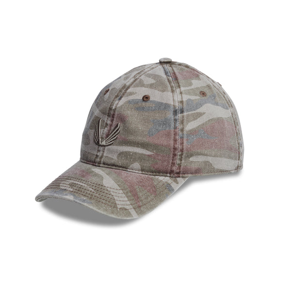 Garment-Dyed Wings Logo Hat - Faded Camo