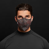 0378. Polygiene® Form-Fitting Face Mask (Pack of 2) - Dark Camo