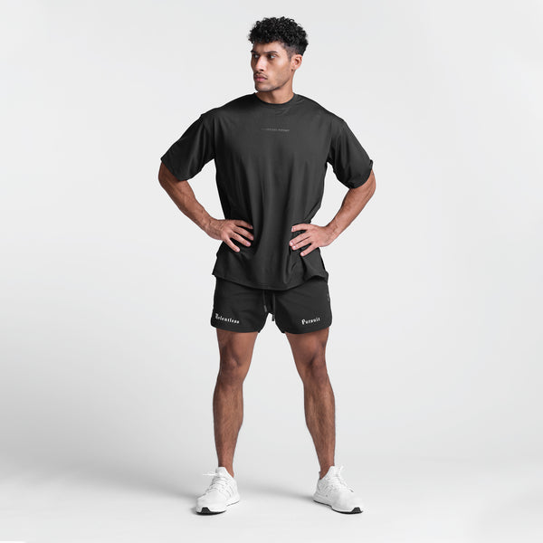 0517. Silver-Lite™ 2.0 Oversized Tee - Black