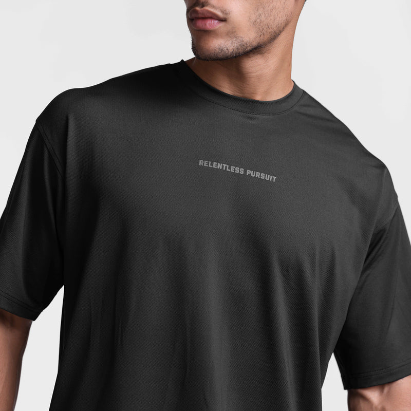 0517. Silver-Lite™ 2.0 Oversized Tee - Black