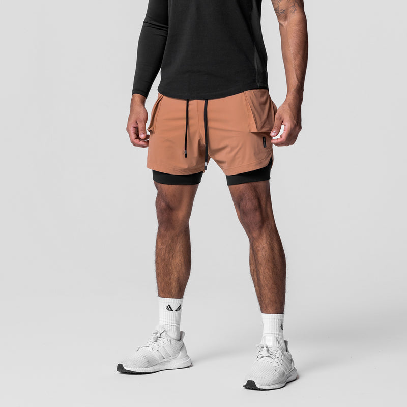 0651. Tetra-Lite™ 5” Liner Cargo Short - Mars Dust