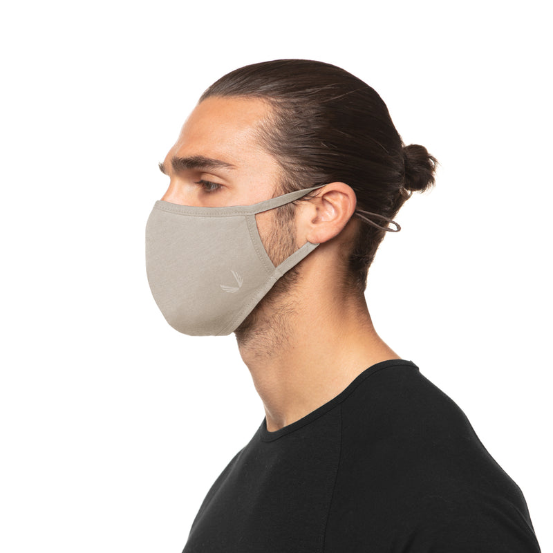 CottonPlus™ Mask (Pack of 2) - Sand Smoke