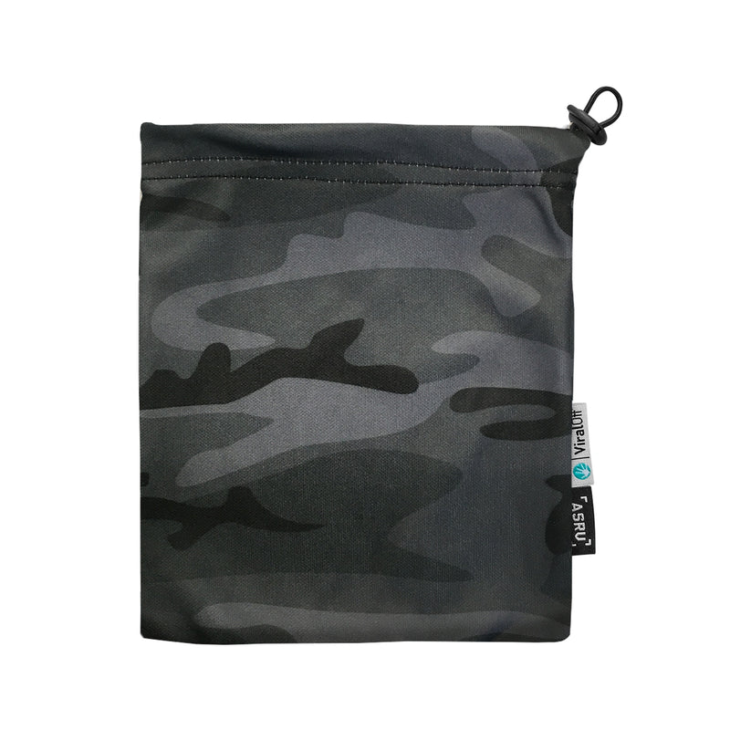 0383. ViralOff® Form-Fitting Face Mask (2 Pack with Bag) - Midnight Camo