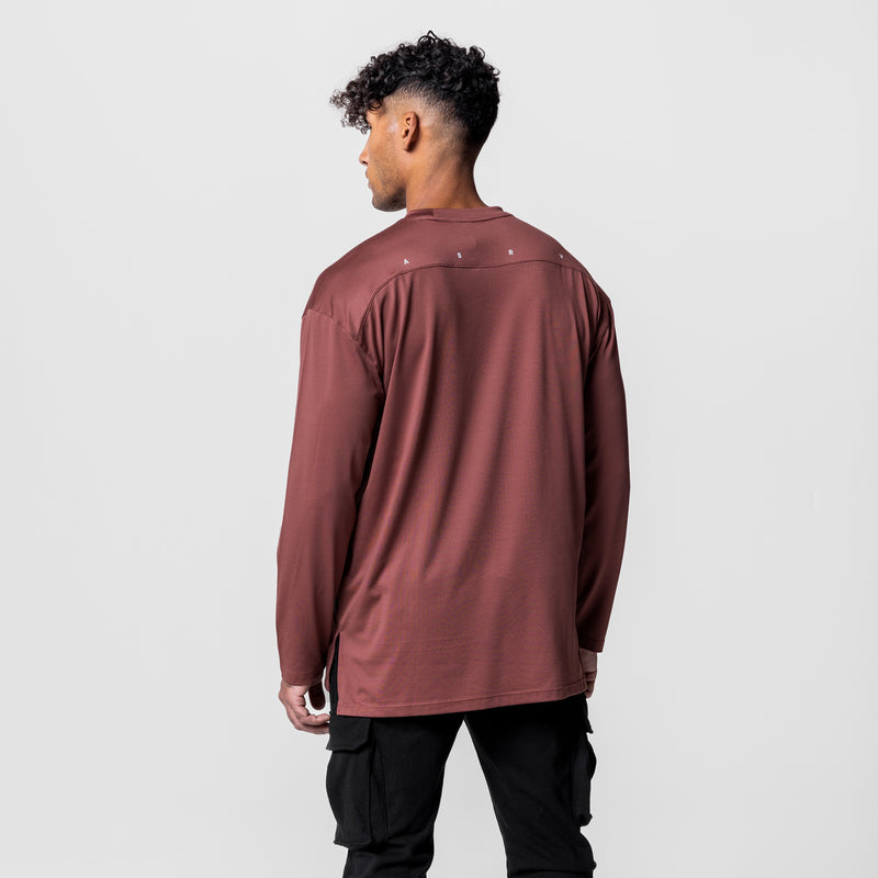 0650. Core Oversized Long Sleeve - Red Earth