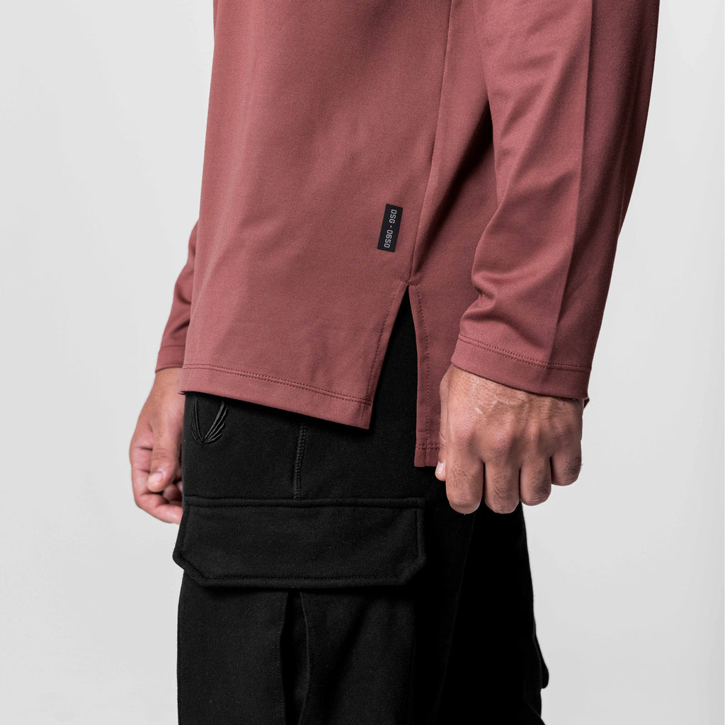 0650. Core Oversized Long Sleeve - Red Earth – ASRV