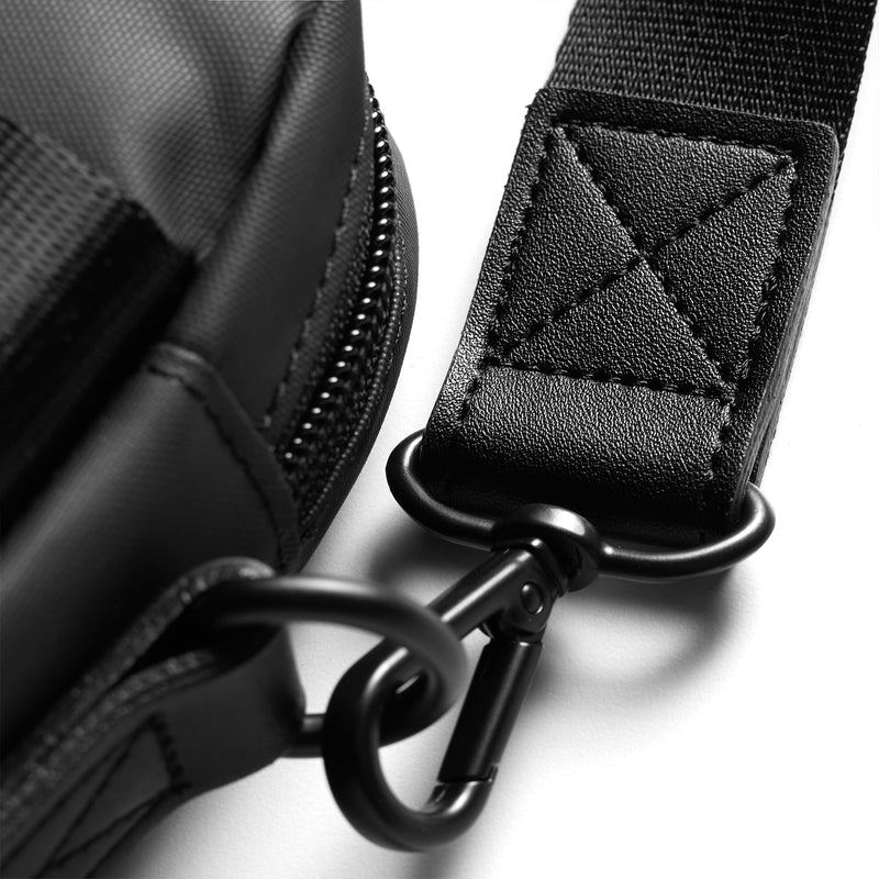 0581. Waterproof Shoulder Bag - Black
