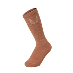 Essential Crew Socks (3 Pair) - Red Clay