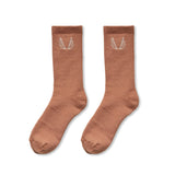 Essential Crew Socks (3 Pair) - Red Clay