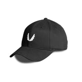 Sport Cap Wings Embroidered Logo - Black/White