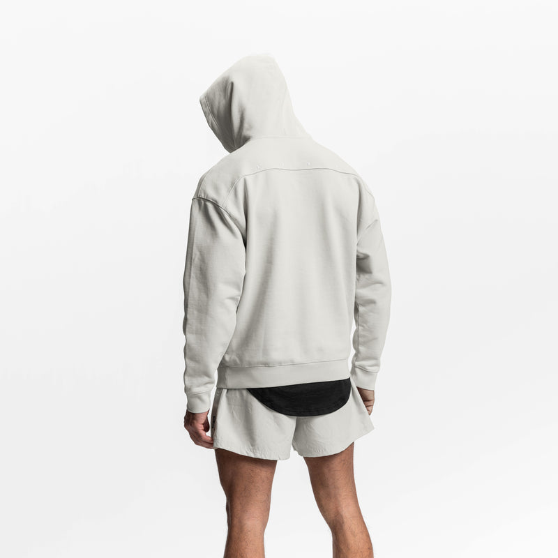 0597. Stone Washed Tech Hoodie - Stone