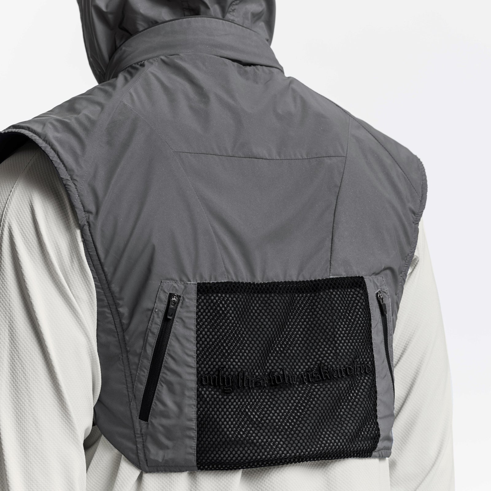 0550. TETRA® High-Vis Reversible Run Vest - Black – ASRV