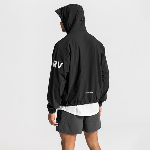 0608. TETRA-LITE™ Anorak Jacket - Black/White