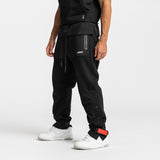 0625. French Terry Technical Snap Jogger - Black