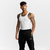 0619. Nano-Mesh Slim Fit Tank Top - White