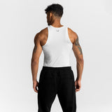 0619. Nano-Mesh Slim Fit Tank Top - White