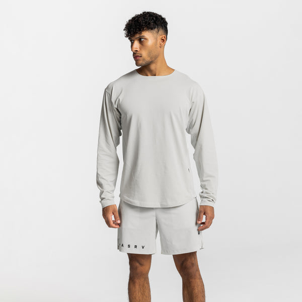 0611. CottonPlus™ Vented Long Sleeve - Stone