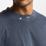 0669. Technical Essentials Relaxed Tee - Faded Navy