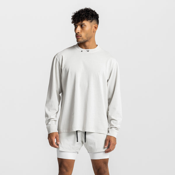 0670. Technical Essentials Relaxed Long Sleeve - Faded Stone