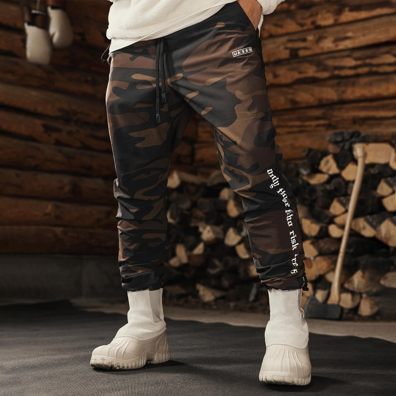 0494. Ultralight "Patch Logo" Relaxed Fit Track Pant - Rust Camo