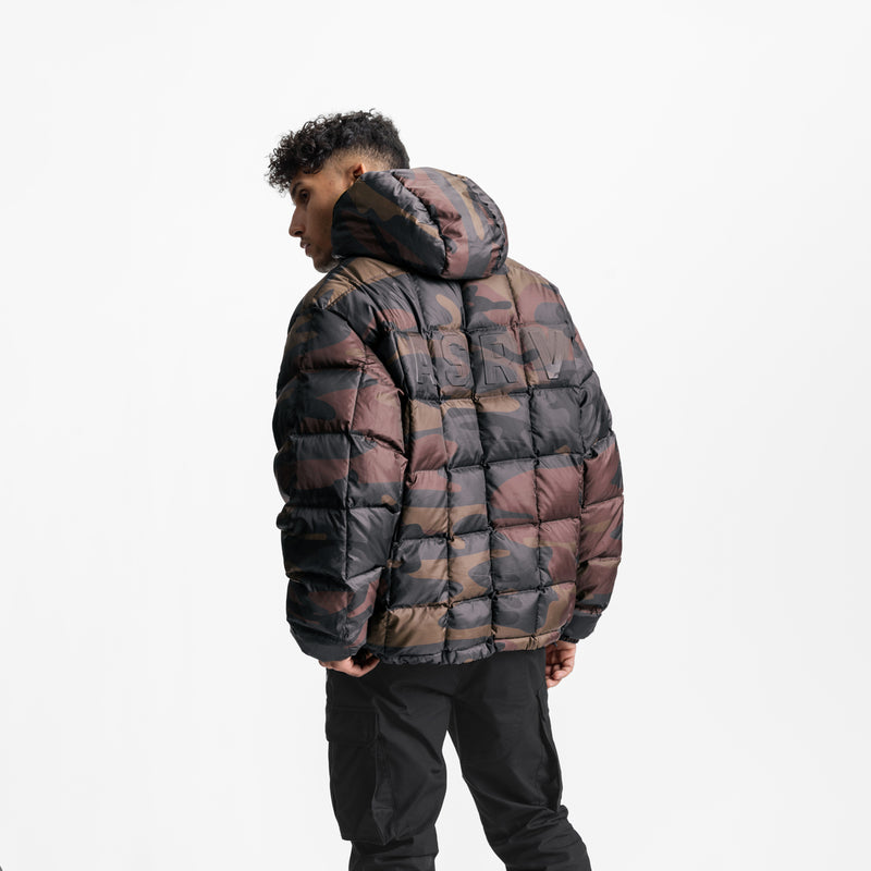 0551. Weather-Ready Down Puffer Jacket - Rust Camo – ASRV