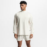 0559. CottonPlus™ Mock Neck Long Sleeve - Ivory Cream