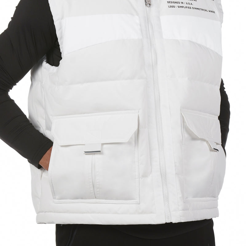 0263. Hipora® Waterproof Down Vest - White