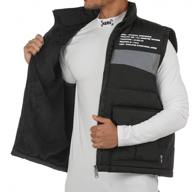 0263. Hipora® Waterproof Down Vest - Black