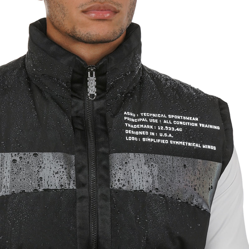 0263. Hipora® Waterproof Down Vest - Black