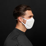 0384. Copper-Nano Tri-Fold Face Mask - White